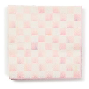 Mackenzie Childs Rosy Check Luncheon Paper Napkins